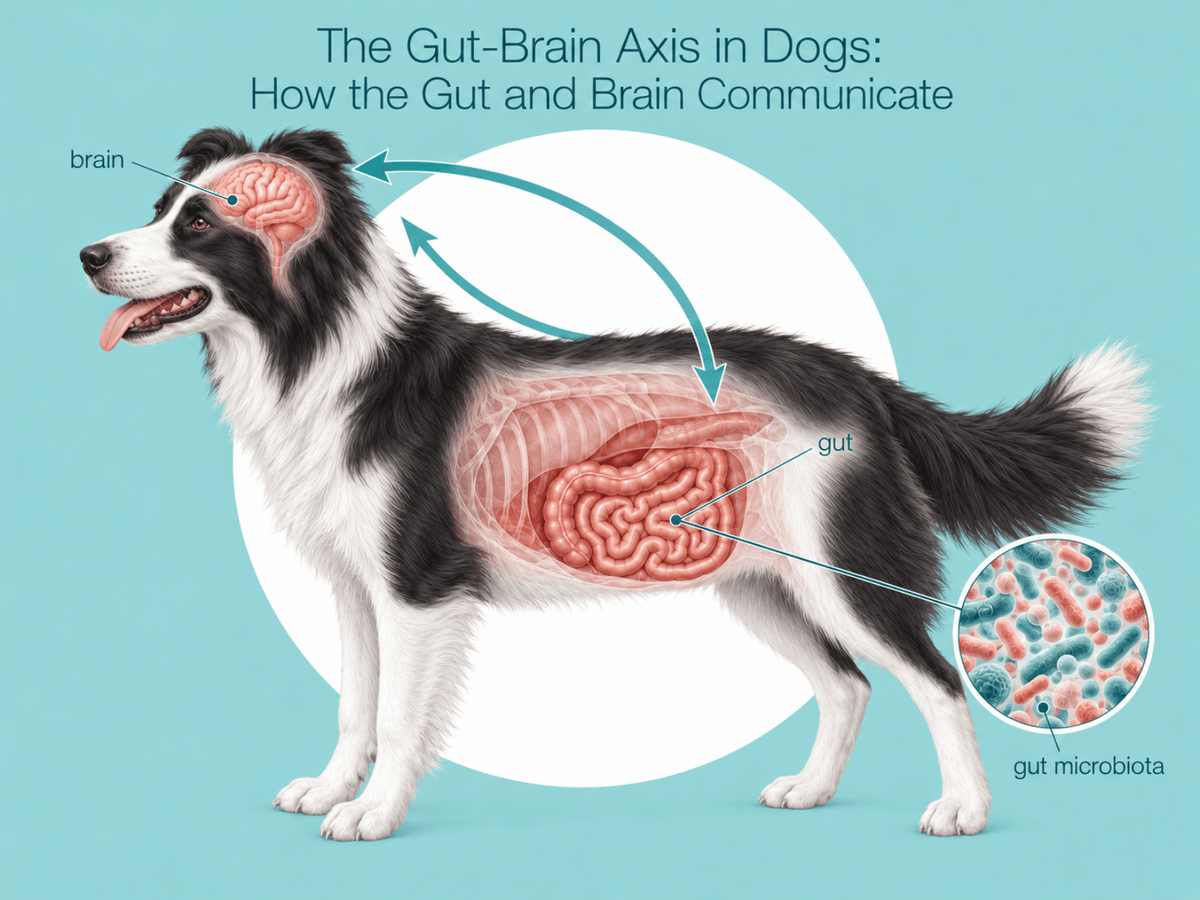 The Gut-Brain Axis in Dogs: How the Gut and Brain Communicate