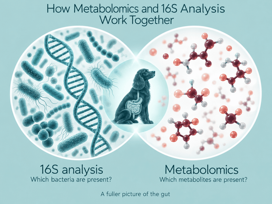 How Metabolomics and 16S Analysis Work Together